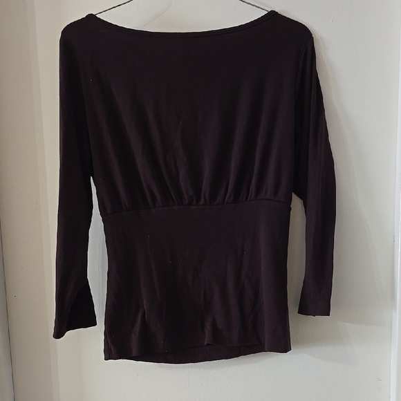 One‎ ❤️ Clothing Women's Brown  Top Sz L - Picture 1 of 3